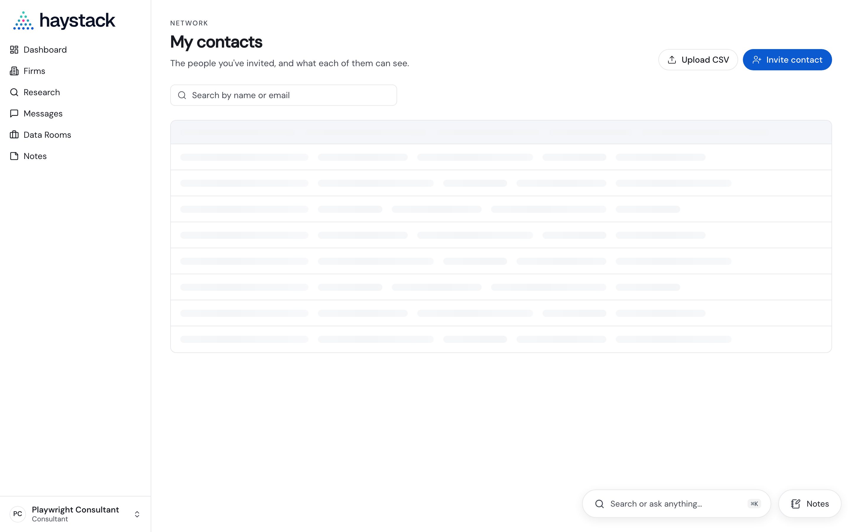 Contacts, redesigned