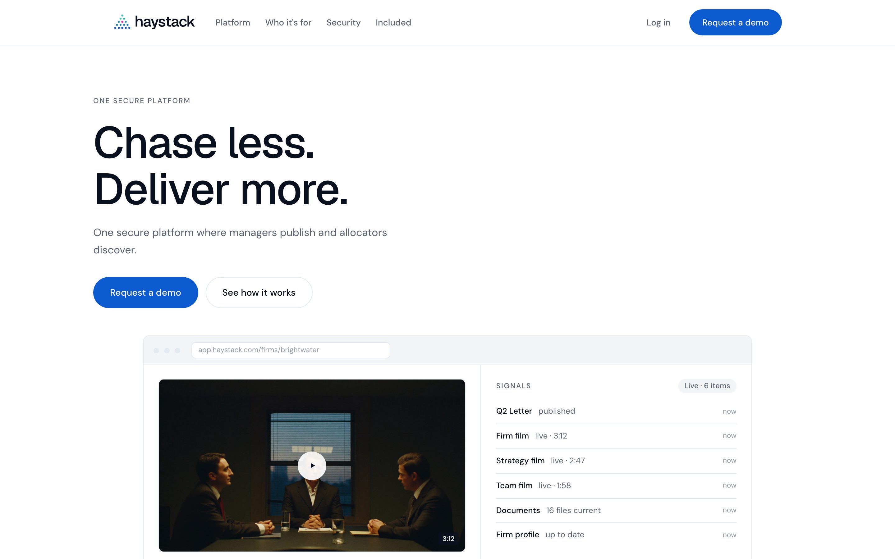 Landing option Product